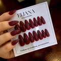 Burgundy Gloss Press-On Nails