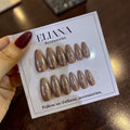 Mocha Glaze Press-On Nails
