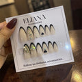 Black French Tip Press-On Nails