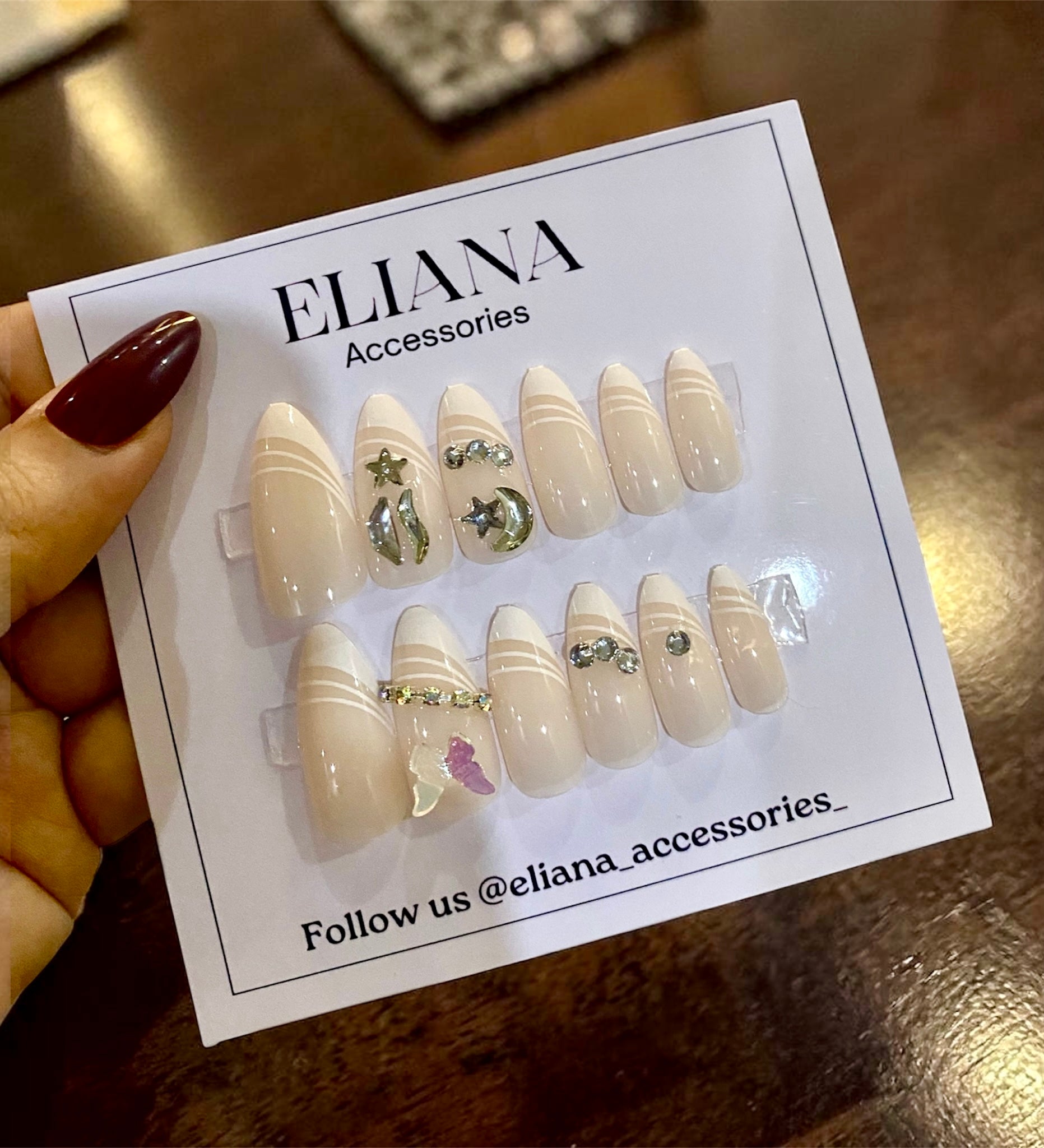 Celestial Dream 3D Press-On Nails